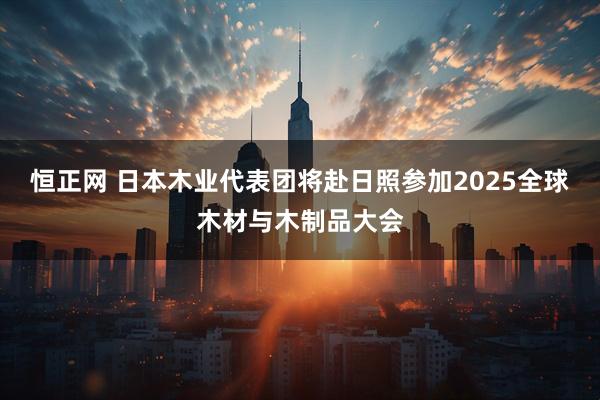 恒正网 日本木业代表团将赴日照参加2025全球木材与木制品大会